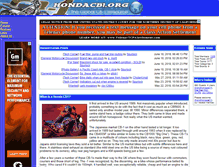 Tablet Screenshot of hondacb1.org